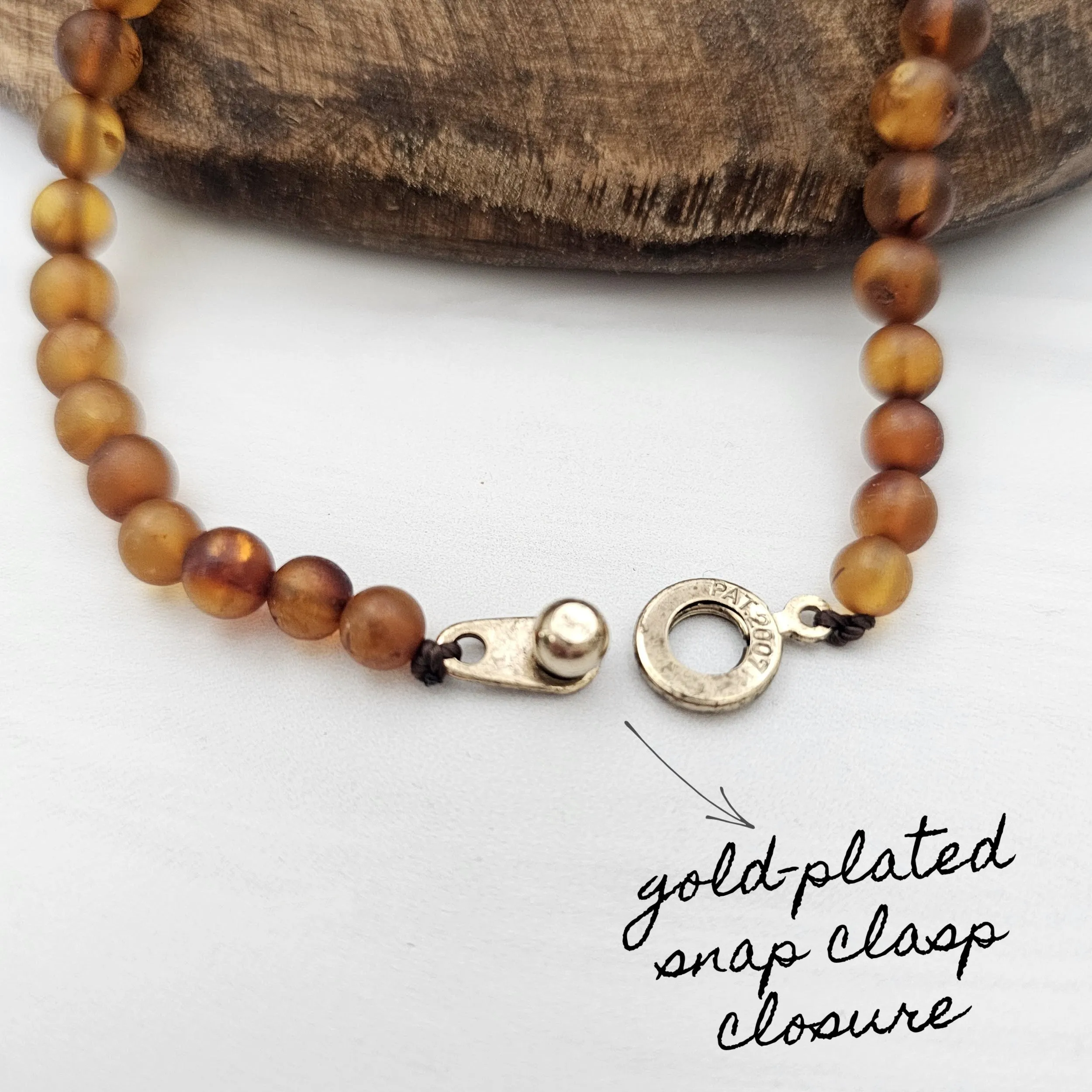 Adults | African Turquoise   Raw Cognac Amber Necklace
