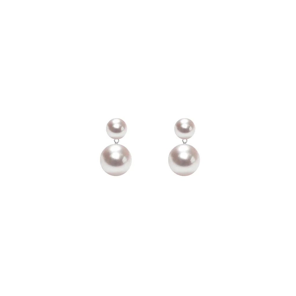 DUET  PEARL EARRINGS