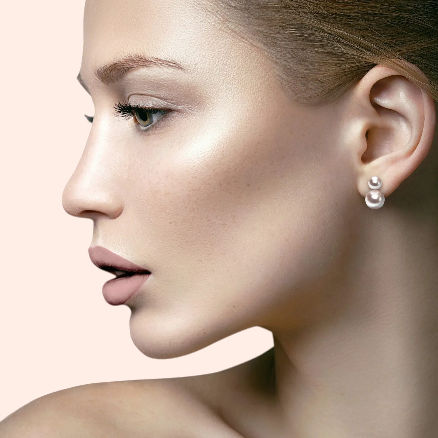 DUET  PEARL EARRINGS