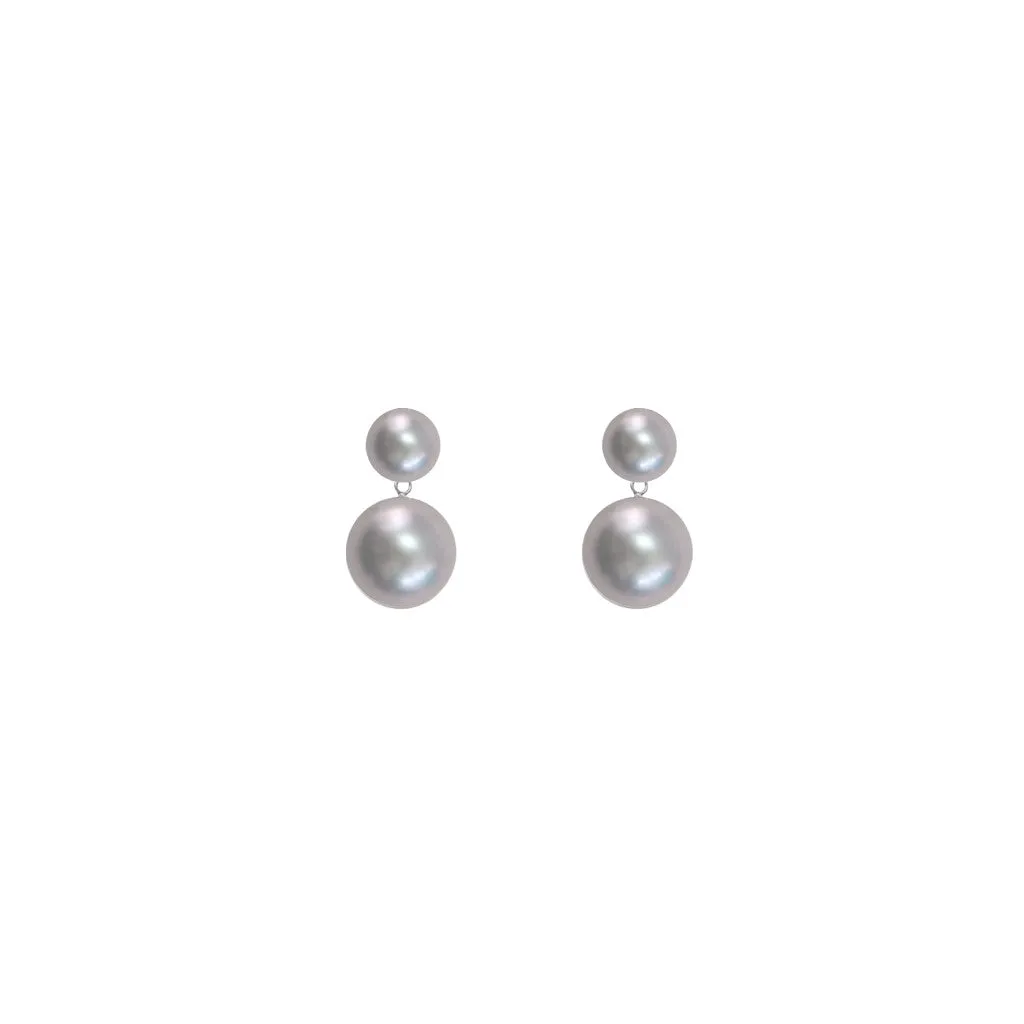 DUET  PEARL EARRINGS
