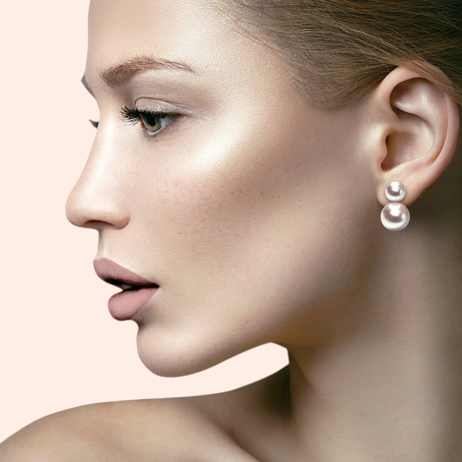 DUET  PEARL EARRINGS