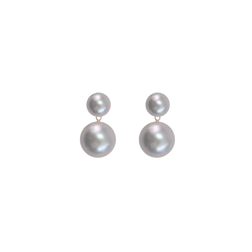 DUET  PEARL EARRINGS
