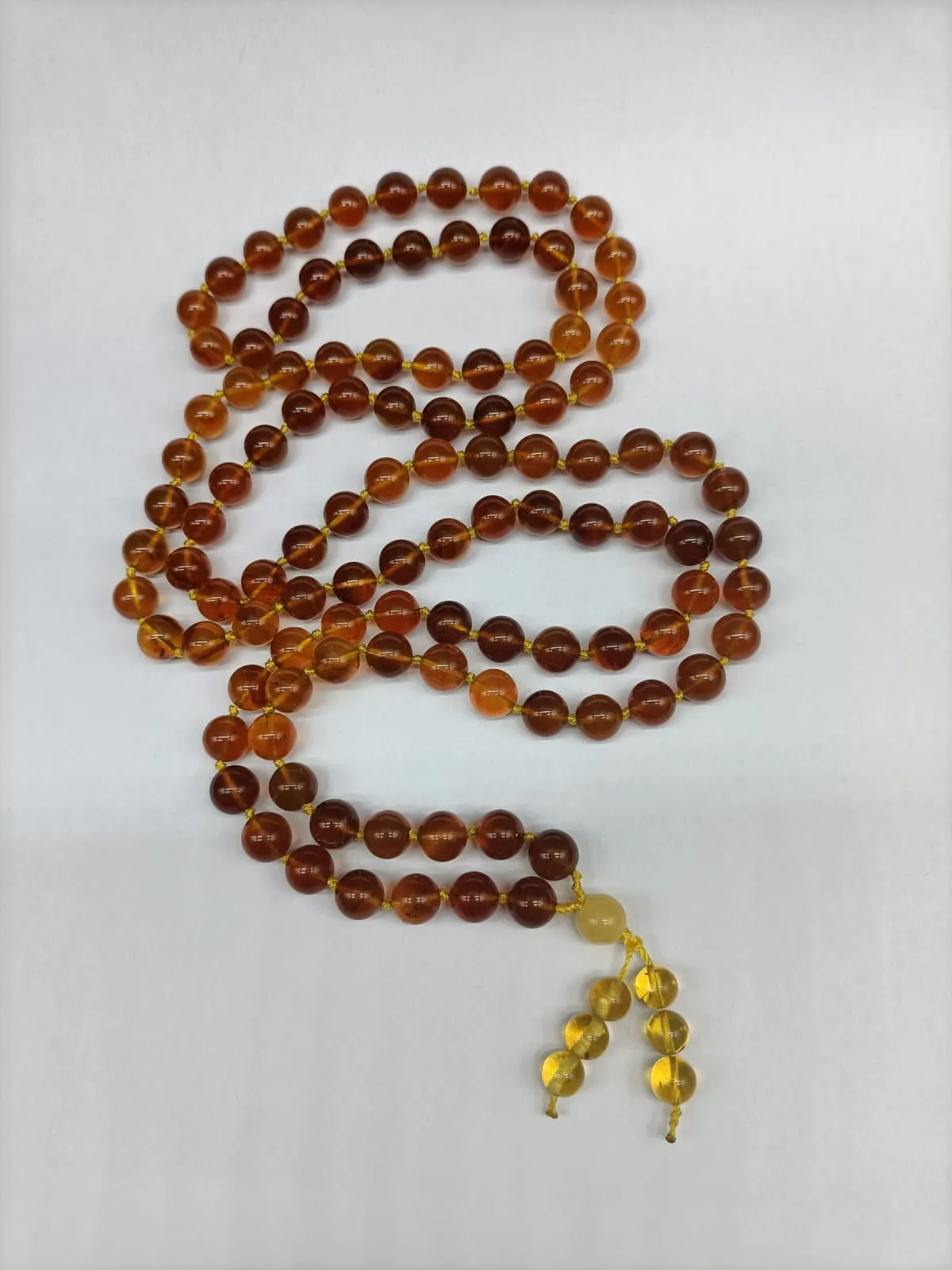 Genuine Amber 108 Malabeads High Grade