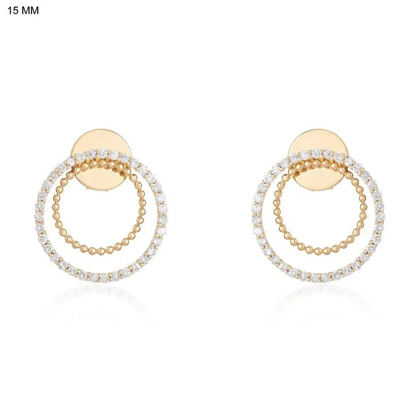 Glimmering Drop Danglers Earrings