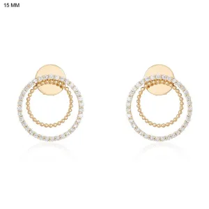 Glimmering Drop Danglers Earrings