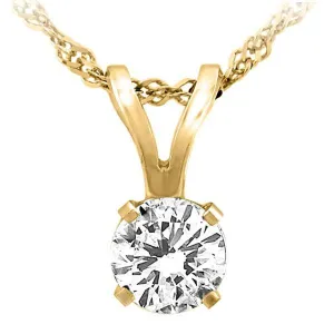 Gold 0.10 Carat Diamond Pendant