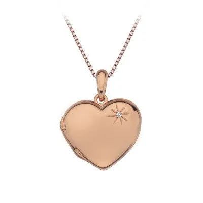 Hot Diamonds Rose Heart Pendant DP496