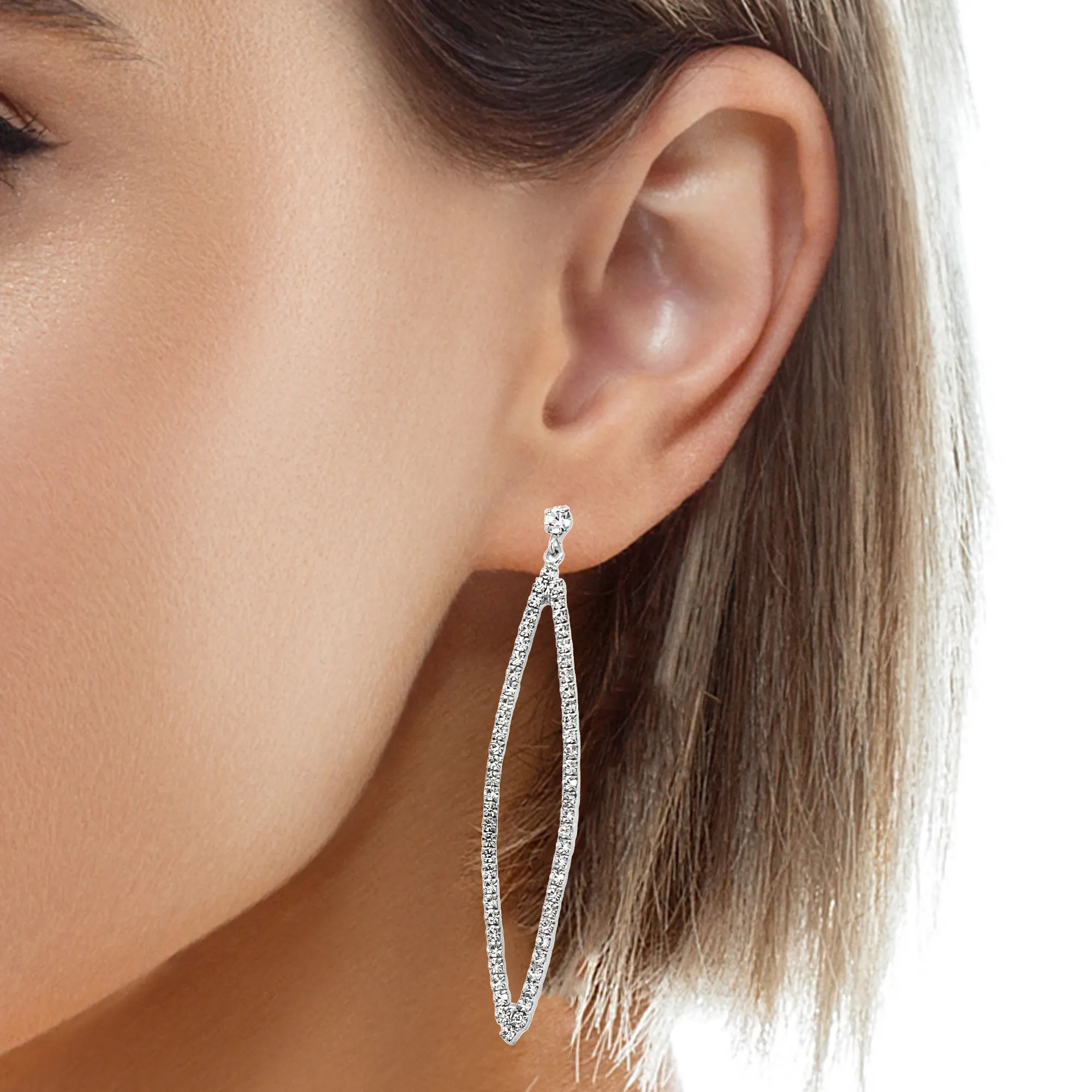 Long Geometric Earrings