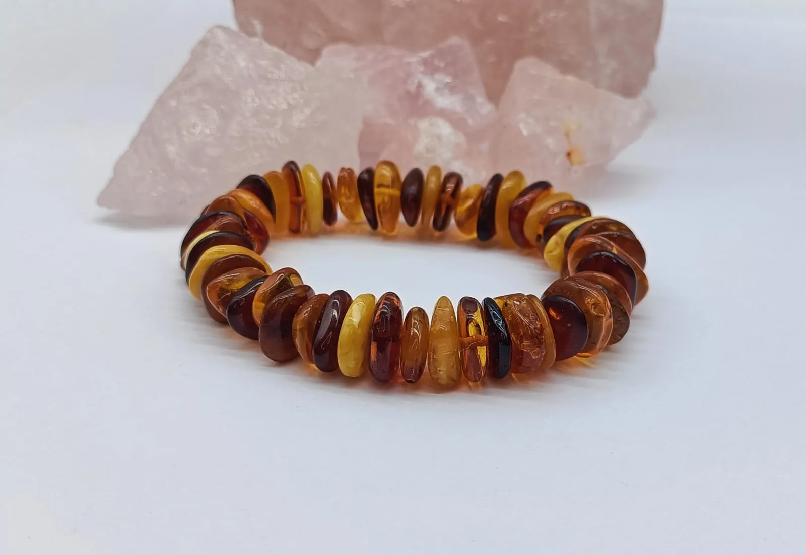 Multi Colour Amber Bracelet 19.68g