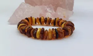 Multi Colour Amber Bracelet 19.68g