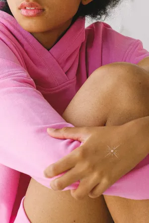 Silver Shining Star Tattoo