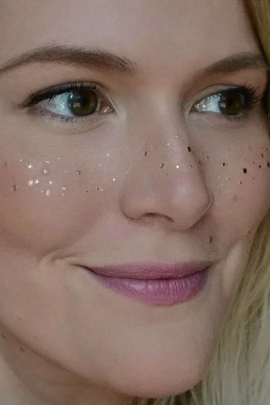 Sunkissed Gold Freckles Tattoo