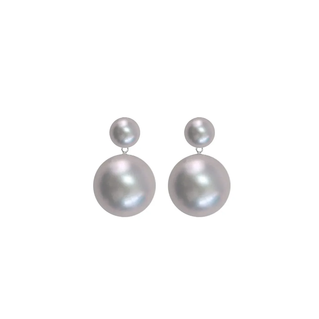 XXL DUET  PEARL EARRINGS